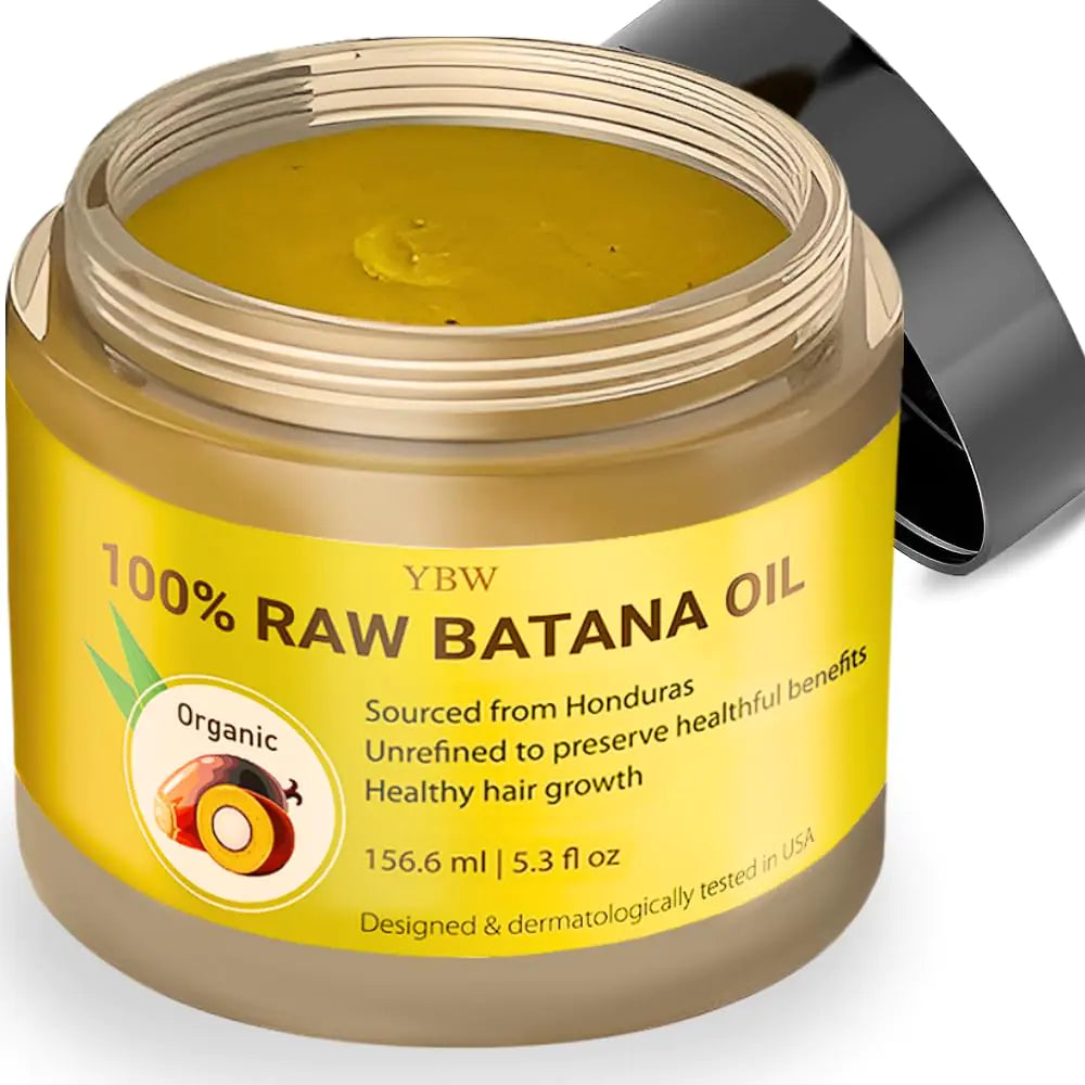 Batana Oil from Honduras - 100% Natural & Organic Dr. Sebi Hair Growth Solution for Men & Women, Unrefined, Enhances Thickness, Prevents Hair Loss